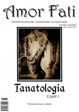Amor Fati 2(2)/2015 – Tanatologia cz. I